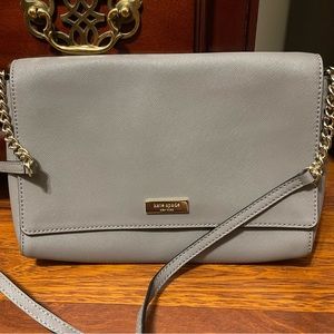 Kate Spade crossbody bag with silver chain.  Worn twice.